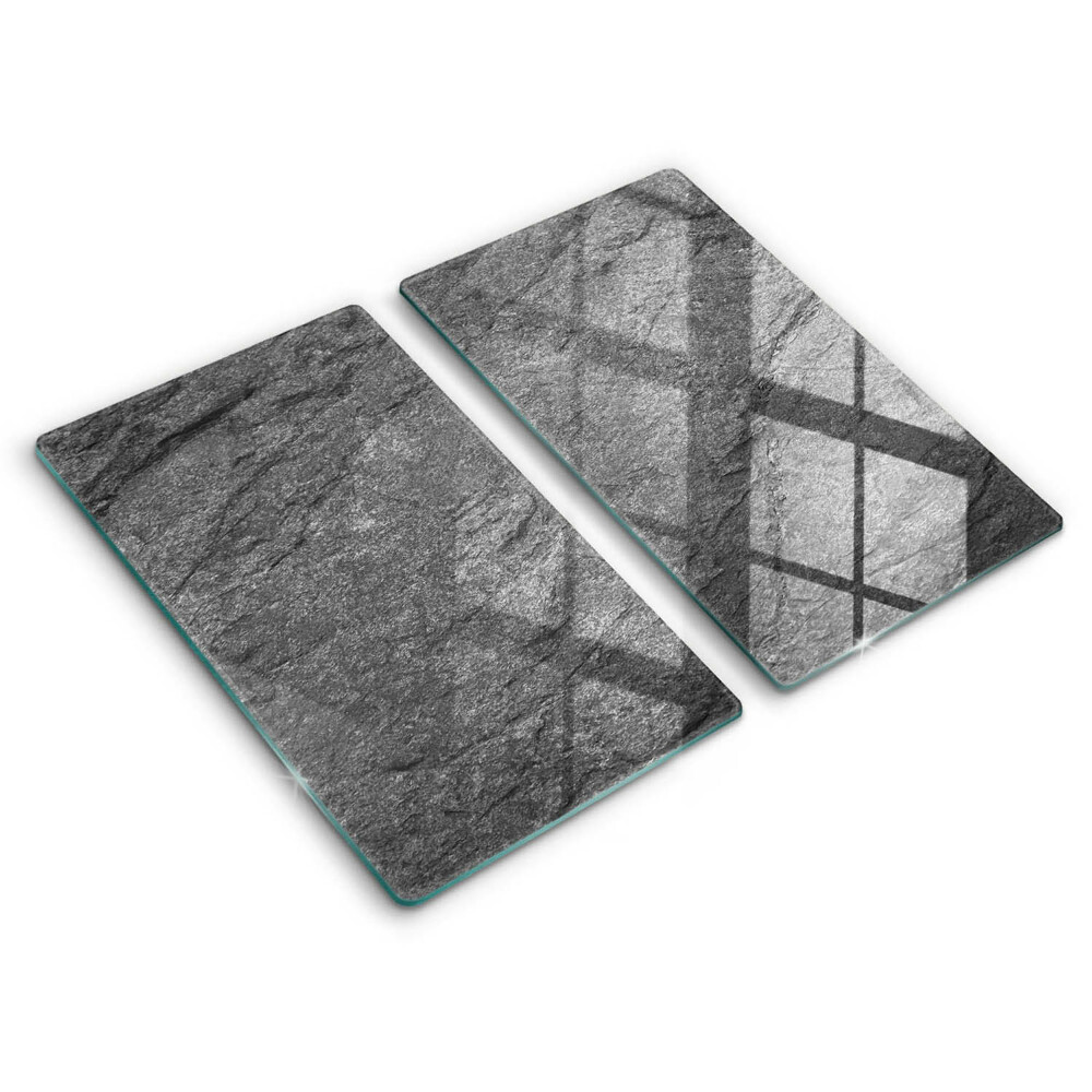 Glass chopping board Stone texture