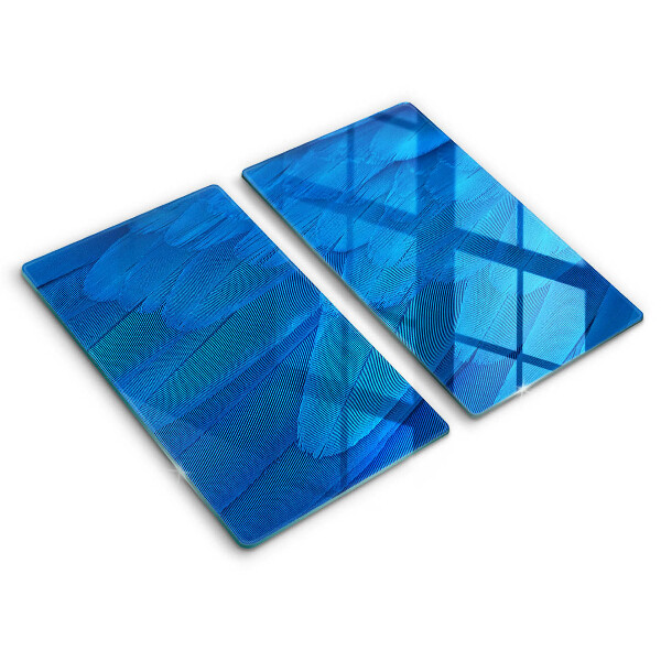 Glass chopping board Bird feathers