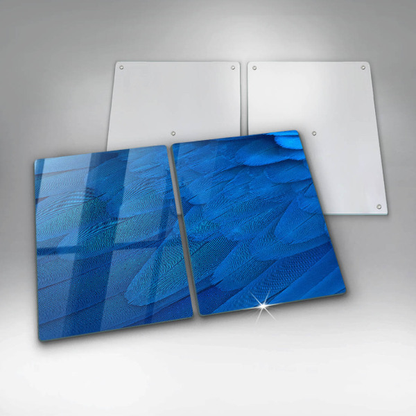 Glass chopping board Bird feathers