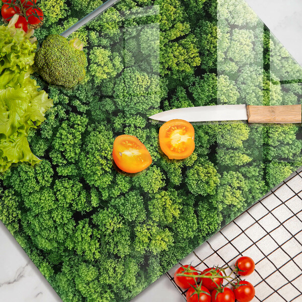 Glass chopping board Nature - moss plant