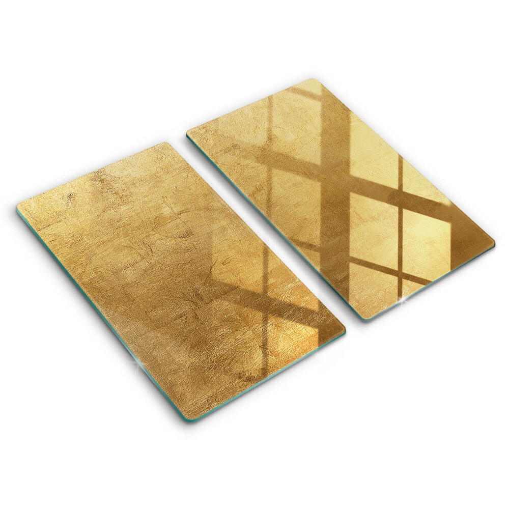 Glass chopping board Gold texture background