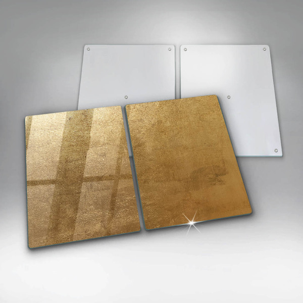 Glass chopping board Gold texture background