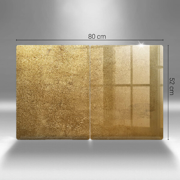 Glass chopping board Gold texture background