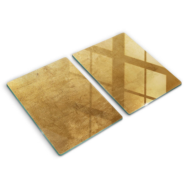 Glass chopping board Gold texture background