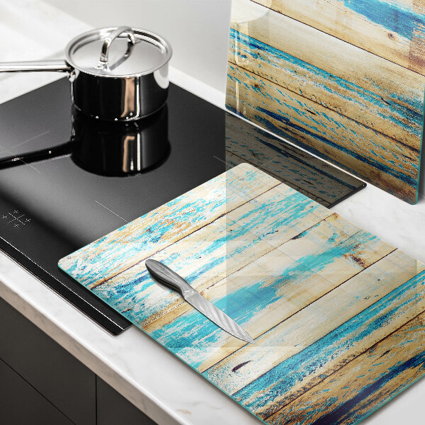 Glass chopping board Retro boards wood