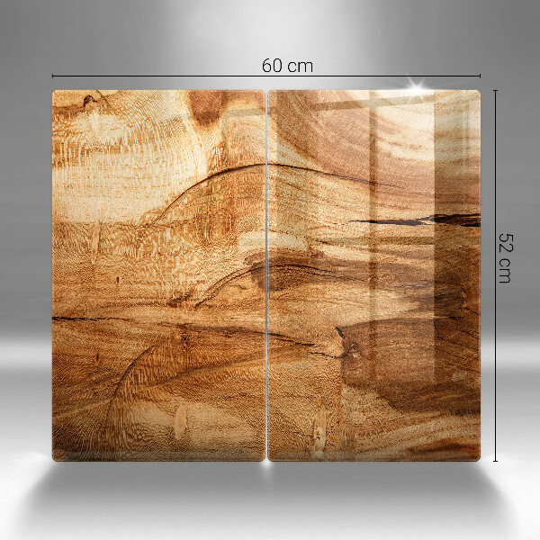 Glass chopping board Wooden board texture