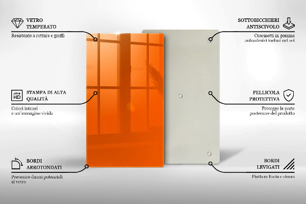 Worktop saver Orange color