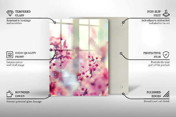 Cutting board Dark wood board