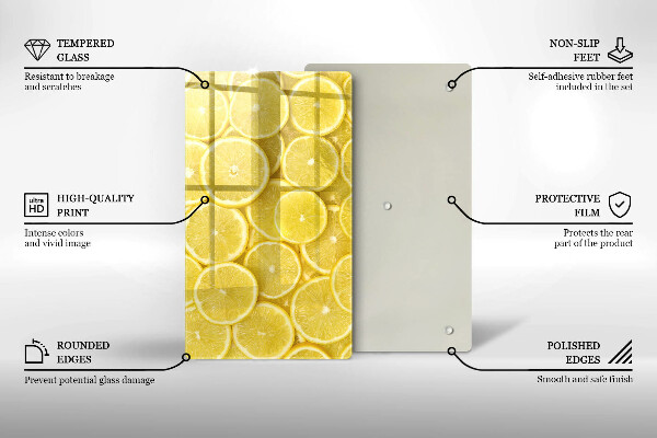 Cutting board Lemon fruit