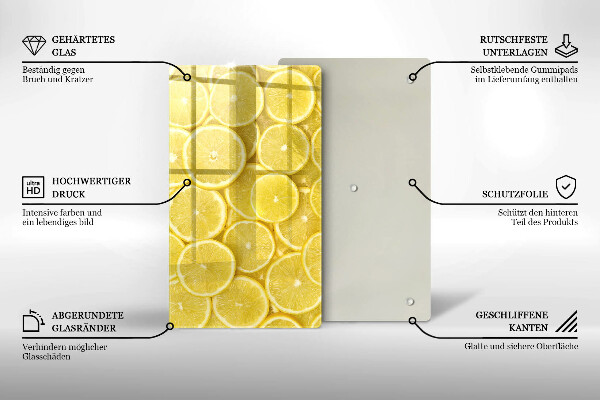 Cutting board Lemon fruit