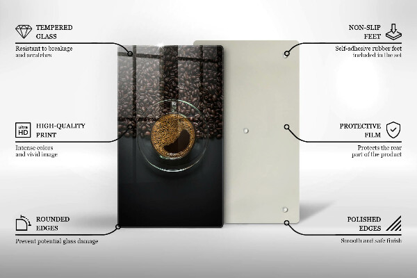 Worktop saver Coffee and grains