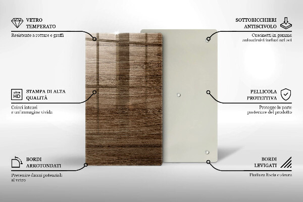 Worktop saver Wood texture