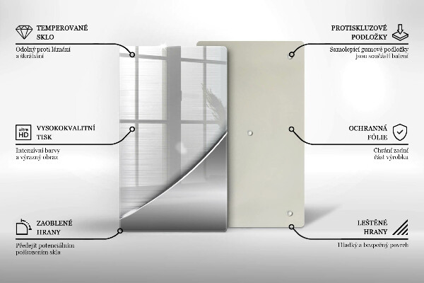 Cutting board Metal shapes