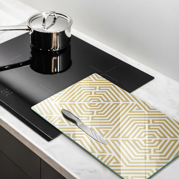 Cutting board Geometric lines