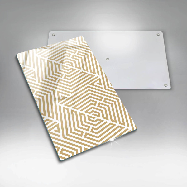 Cutting board Geometric lines