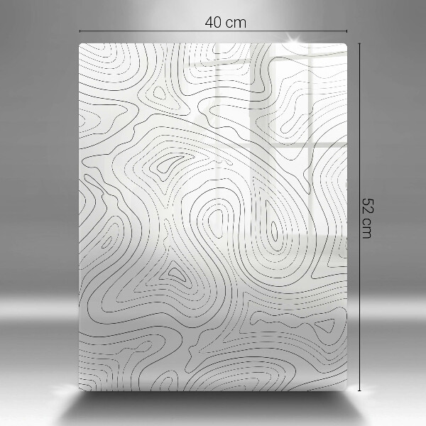 Cutting board Abstraction shapes