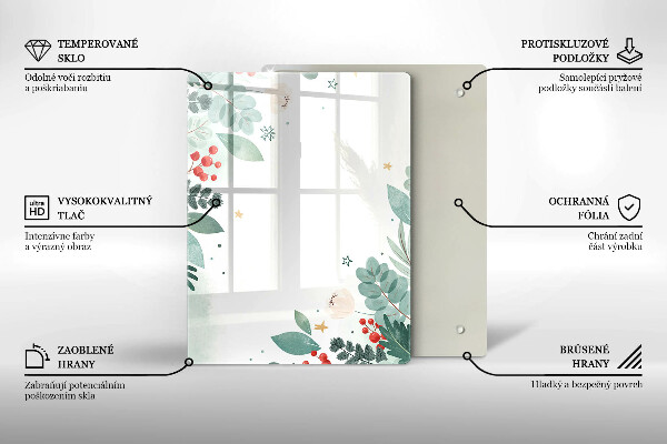 Cutting board Abstraction shapes