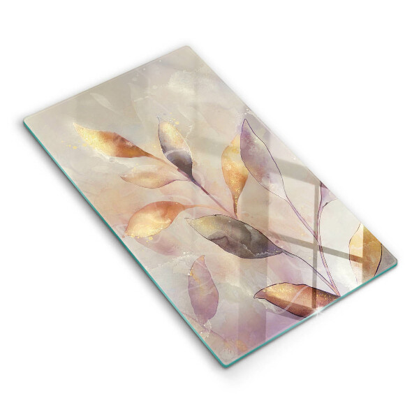 Worktop saver Painted boho leaves