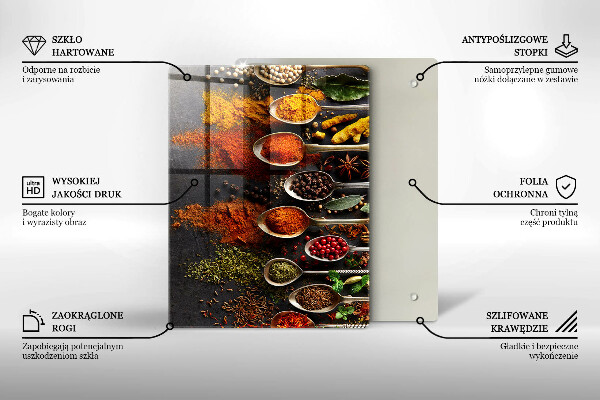 Worktop saver Painted boho leaves