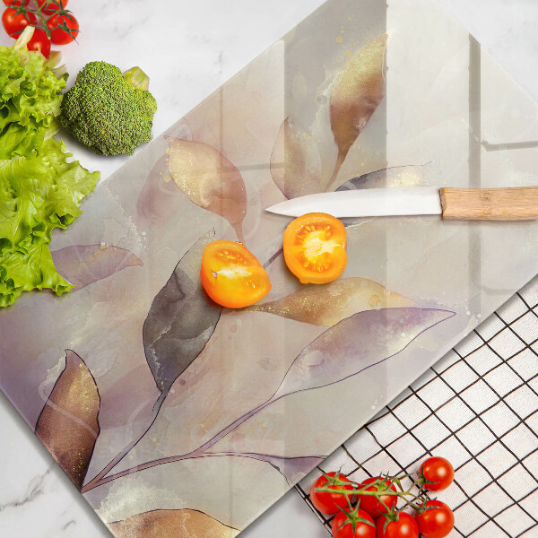 Worktop saver Painted boho leaves