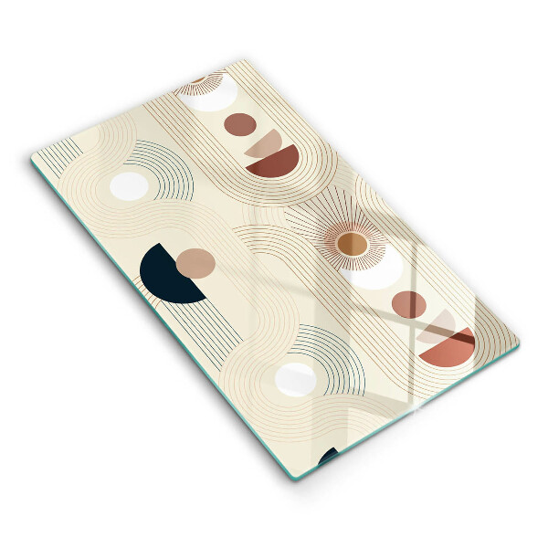 Cutting board Boho shapes geometry