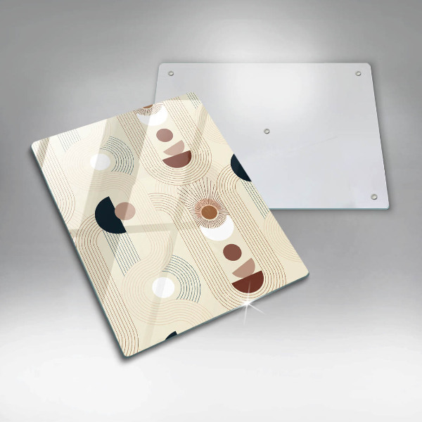 Cutting board Boho shapes geometry