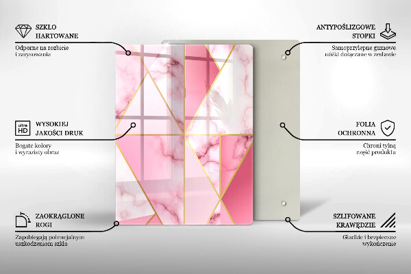 Cutting board Boho shapes geometry