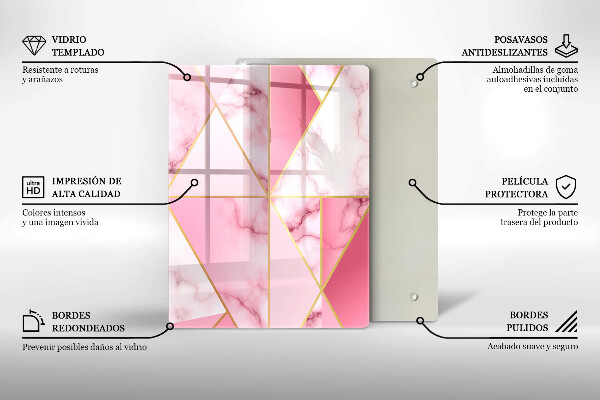 Cutting board Boho shapes geometry