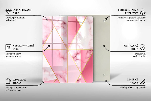 Cutting board Boho shapes geometry