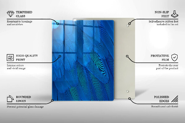 Worktop saver Watercolor scales