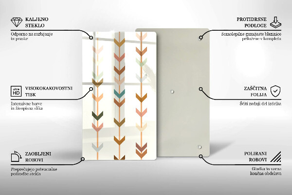 Worktop saver Geometric elements