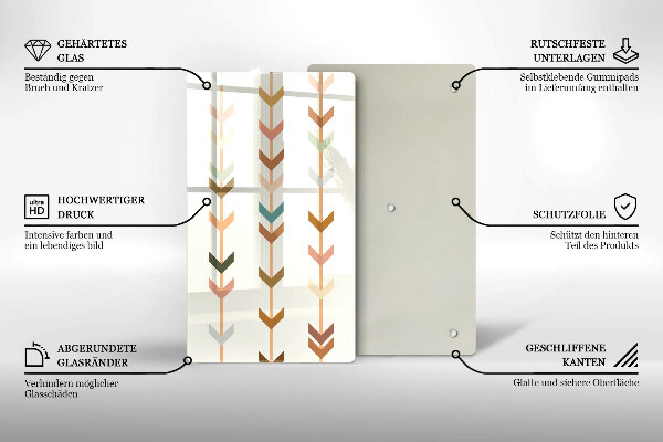 Worktop saver Geometric elements