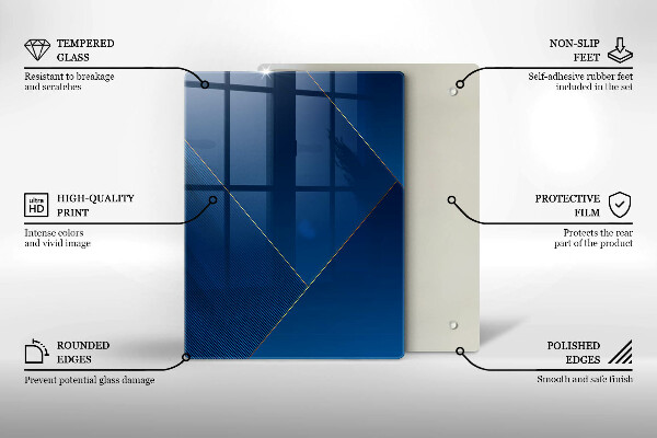 Worktop saver Geometric elements