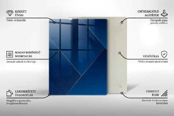 Worktop saver Geometric elements