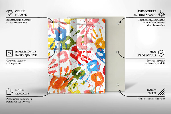 Worktop saver Elegant background and gold