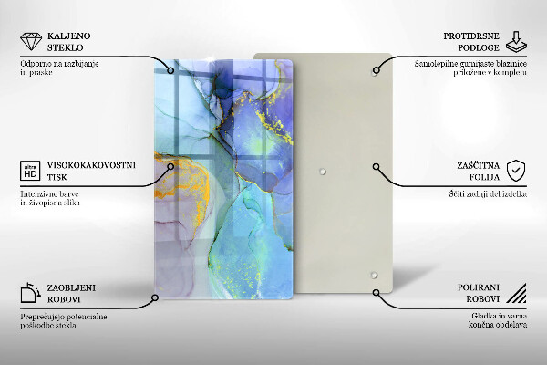 Worktop saver Cracked stone gold