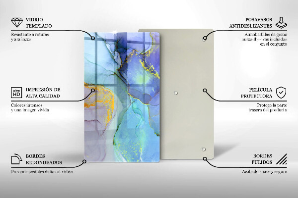 Worktop saver Cracked stone gold