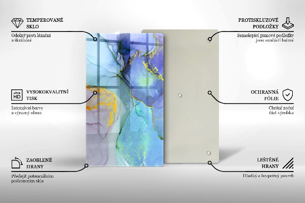 Worktop saver Cracked stone gold