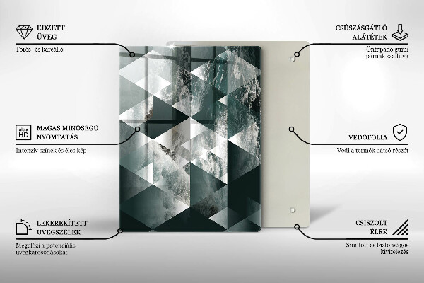 Worktop saver Cracked stone gold