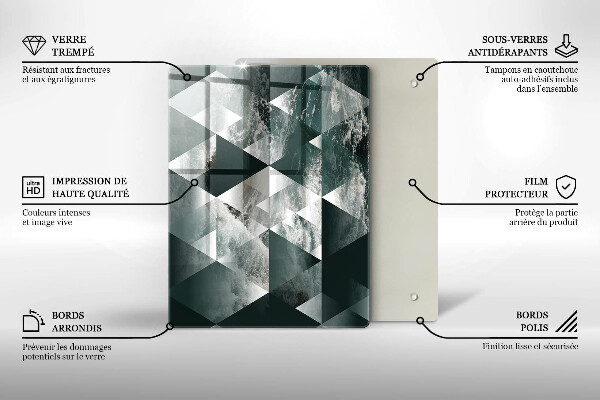 Worktop saver Cracked stone gold