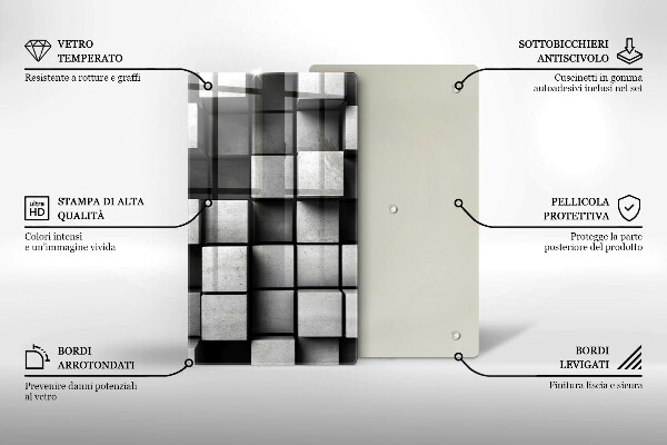 Worktop saver 3D geometry background