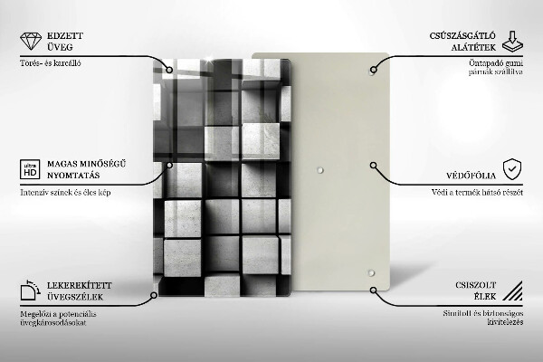 Worktop saver 3D geometry background