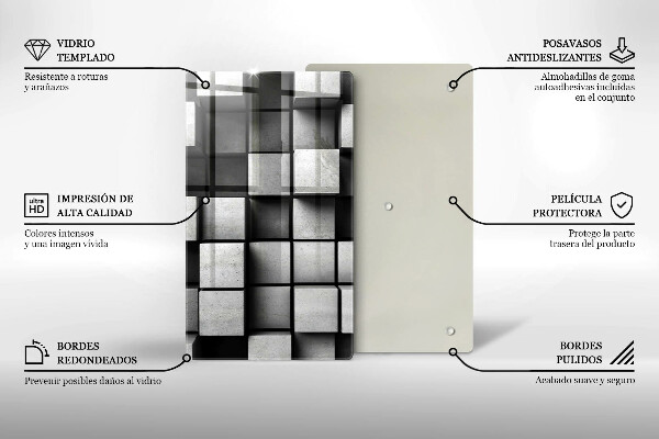 Worktop saver 3D geometry background