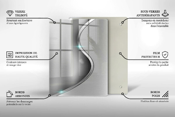 Worktop saver 3D geometry background