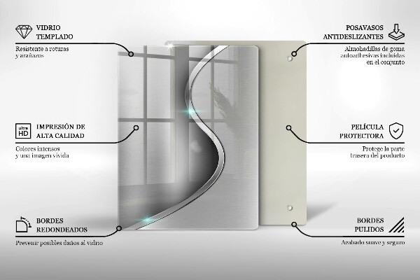 Worktop saver 3D geometry background