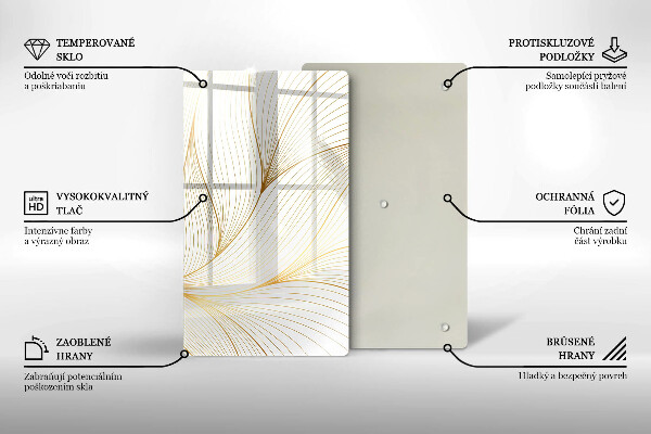 Cutting board Modern Line pattern
