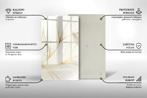 Cutting board Modern Line pattern
