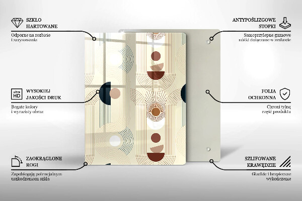 Cutting board Modern Line pattern