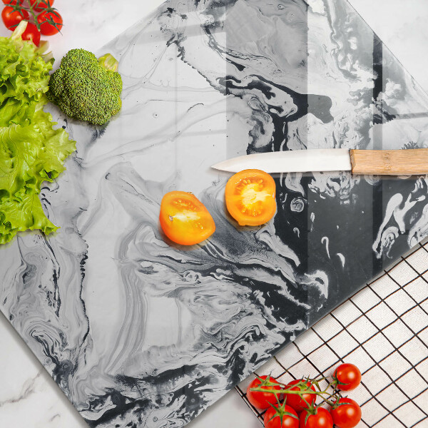 Cutting board Ink abstraction