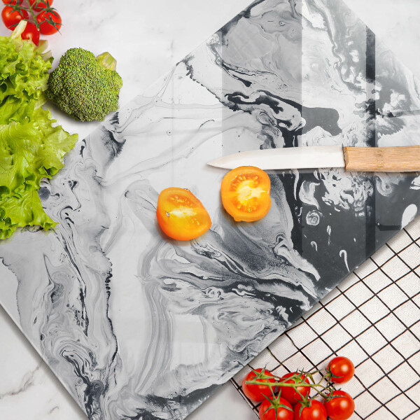 Cutting board Ink abstraction